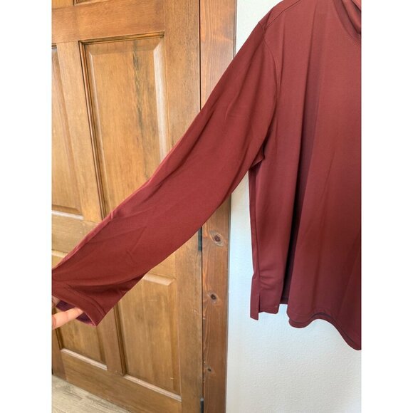 Genuine Dickies Hoodie Long Sleeve Performance Sun Shirt Size XXL Red - Picture 3 of 7